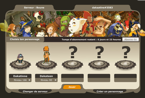Compte dofus retro boune - compte, –